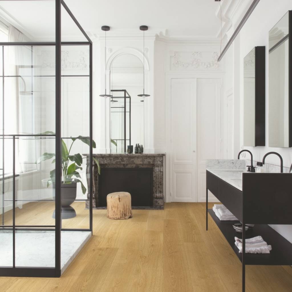 QUICK-STEP Dąb naturalny Ekstra matowy 400096898 13 mm, Podłoga drewniana, Kaskada Wodoodporna Podłoga Drewniana, Quick-Step Unilin