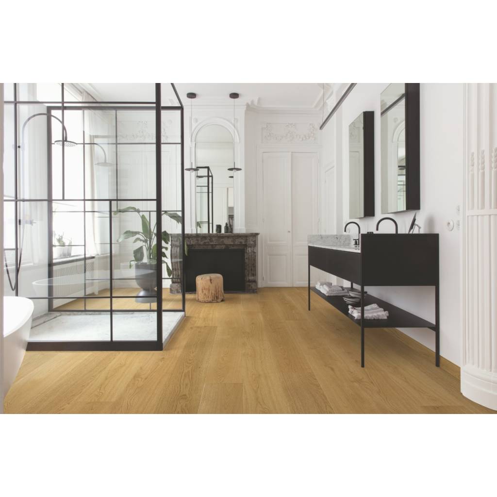 QUICK-STEP Dąb naturalny Ekstra matowy 400096898 13 mm, Podłoga drewniana, Kaskada Wodoodporna Podłoga Drewniana, Quick-Step Unilin
