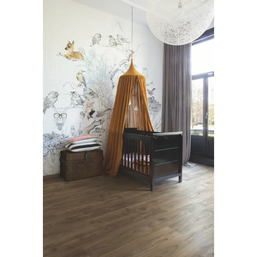 Panele Winylowe SPC LVT Dąb Wiejski Ciemnobrązowy BACP40027 Klasa 33 4.5 mm TAK, Podłoga winylowa, Balance Click Plus, Quick-Step Unilin