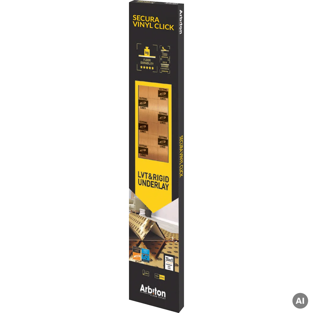 Podkład Secura LVT Click Smart, 5905167816936, Podkład pod winyle, Arbiton LVT, Arbiton