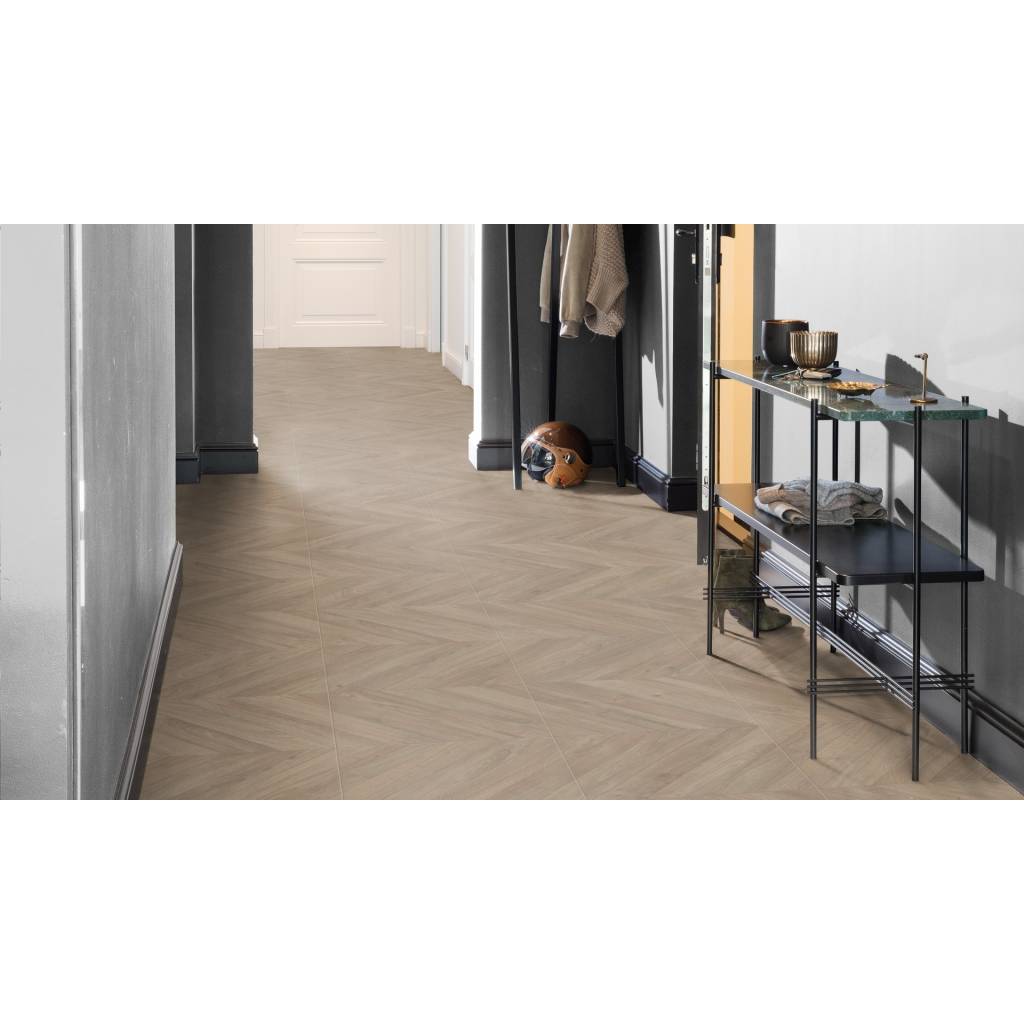 Panele Podłogowe Dąb Chevron Ciemnoszary IPA4164 AC4 8 mm, Panele podłogowe, Impressive Patterns, Quick-Step Unilin