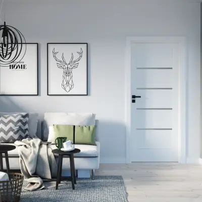 Drzwi Porta VERTE HOME G.2 prawe 80cm przylgowe z podcięciem wentylacyjnym, SPWHG20P08DBIWSB3KA300