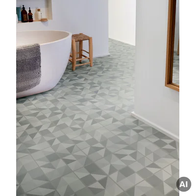 Panele Winylowe LVT Retro Puzzle Light Blue 36001006 4 mm Klasa 31