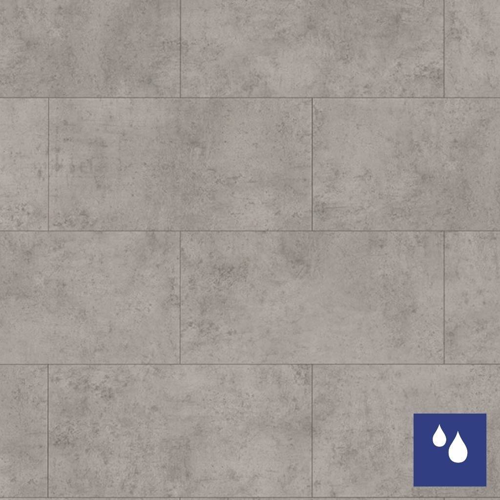 Panele Podłogowe Beton Chicago Jasnoszary EPL166 AC4 8 mm, Panele podłogowe, PRO Laminate Kingsize 8/32 Aqua+, Egger