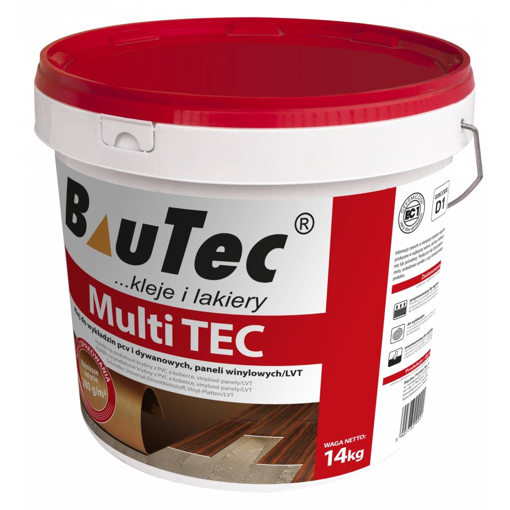 Klej do winyli Multi Tec 14kg 859B1544, Klej, Kleje, Bautec