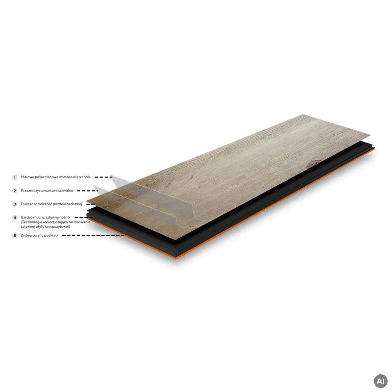 Panele Winylowe LVT Mantaro Spice MAN HB-5620-IB Klasa 34 6.