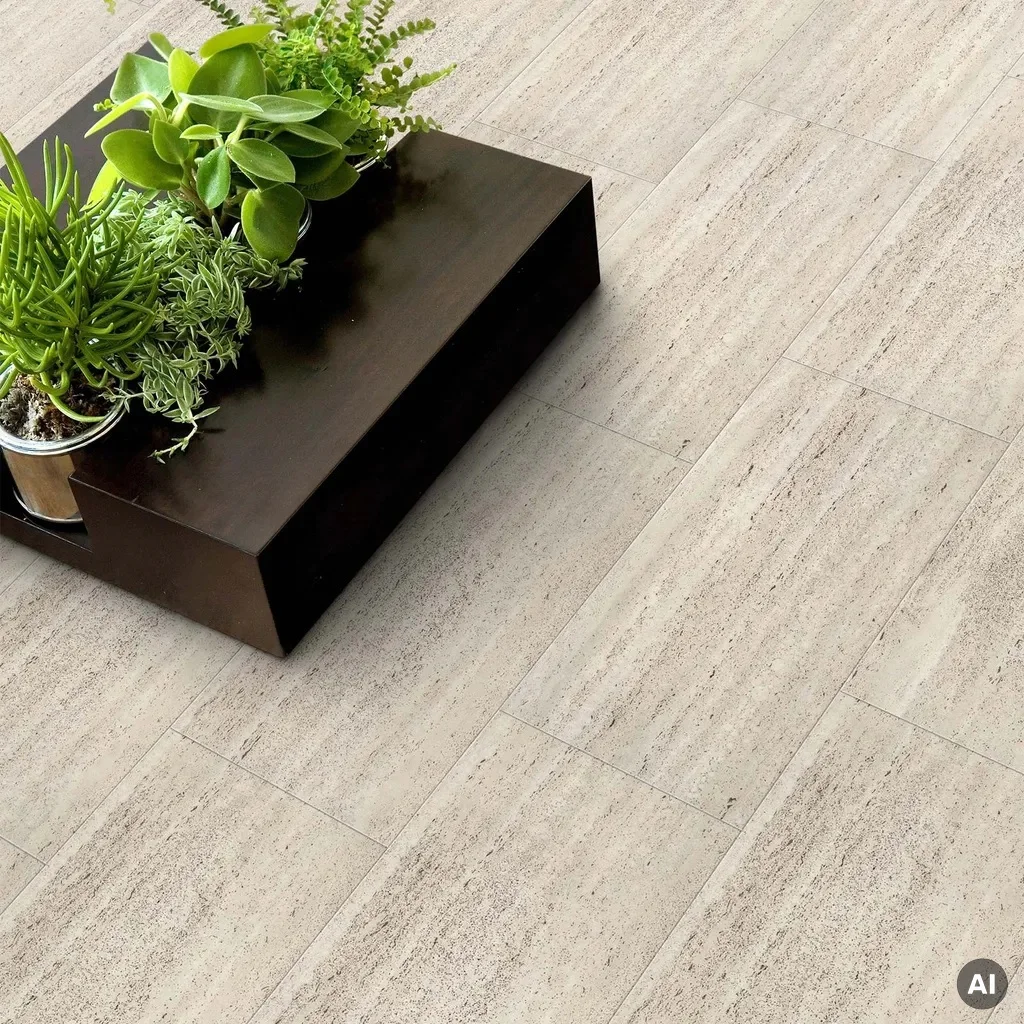 Panele winylowe samoprzylepne Travertin 2 mm Klasa 22, 0201, Podłoga winylowa, Samoprzylepne Senso Self-Adhesive Natural, Gerflor