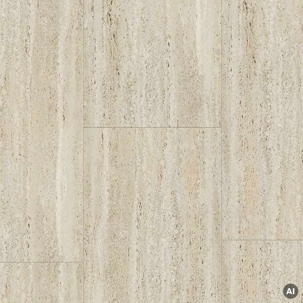 Panele winylowe samoprzylepne Travertin 2 mm Klasa 22, 0201, Podłoga winylowa, Samoprzylepne Senso Self-Adhesive Natural, Gerflor