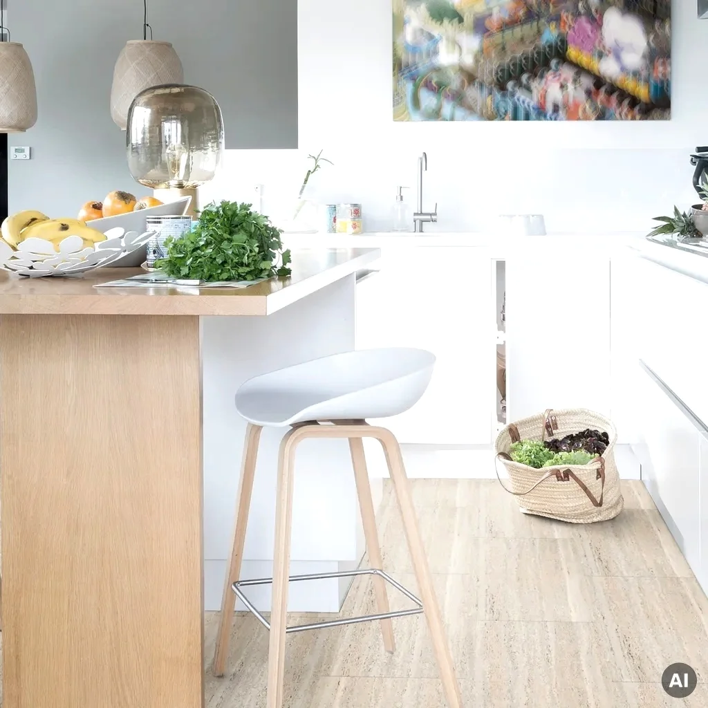 Panele winylowe samoprzylepne Travertin 2 mm Klasa 22, 0201, Podłoga winylowa, Samoprzylepne Senso Self-Adhesive Natural, Gerflor