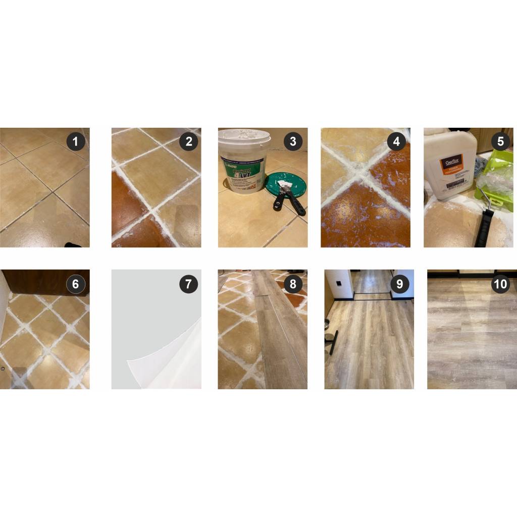 Panele Winylowe Samoprzylepne Noisette 0311 Klasa 22 2 mm, Podłoga winylowa, Samoprzylepne Senso Self-Adhesive Rustic, Gerflor