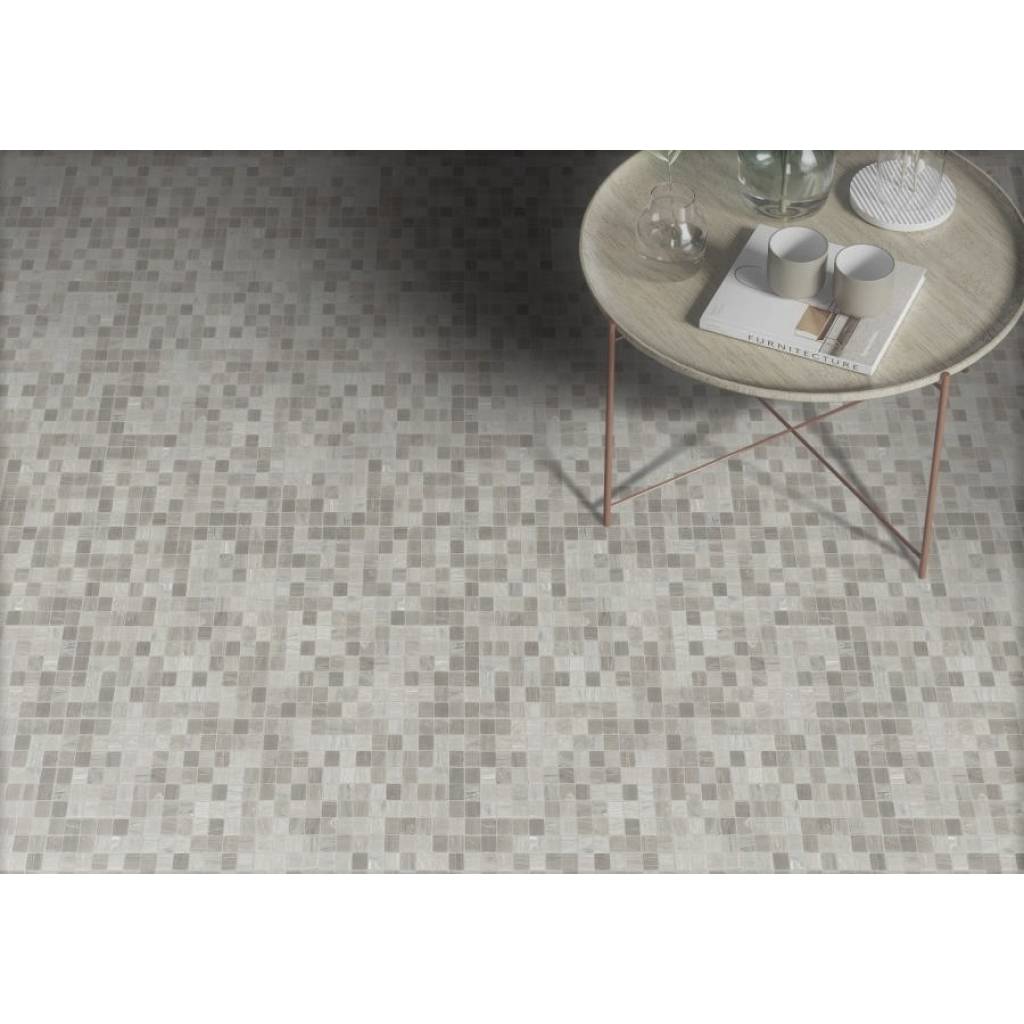 Panele Winylowe Samoprzylepne Mozaika Azulejo 0005 Klasa 22 1.3 mm, Podłoga winylowa, Samoprzylepne Senso Vinyl Tails Prime, Gerflor