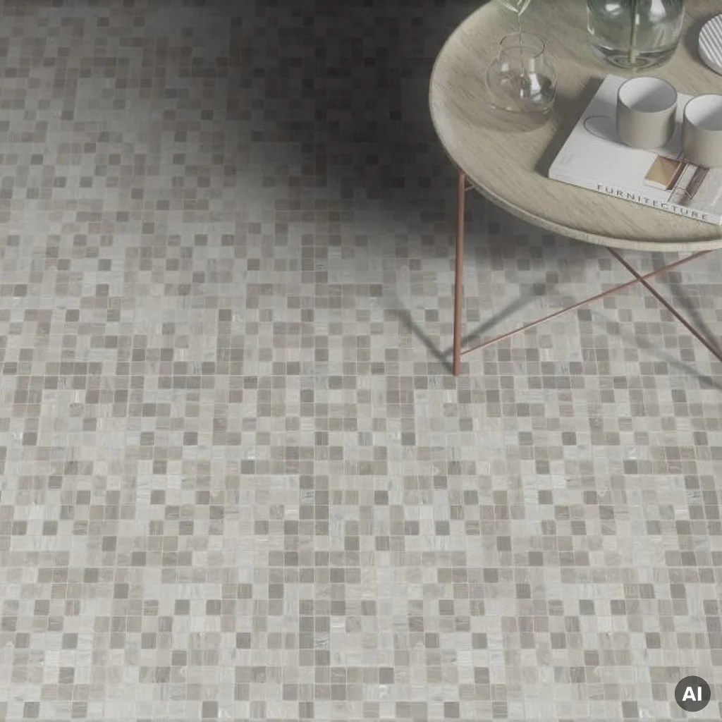 Panele Winylowe Samoprzylepne Mozaika Azulejo 1.3 mm Klasa 22, 0005, Podłoga winylowa, Samoprzylepne Senso Vinyl Tails Prime, Gerflor