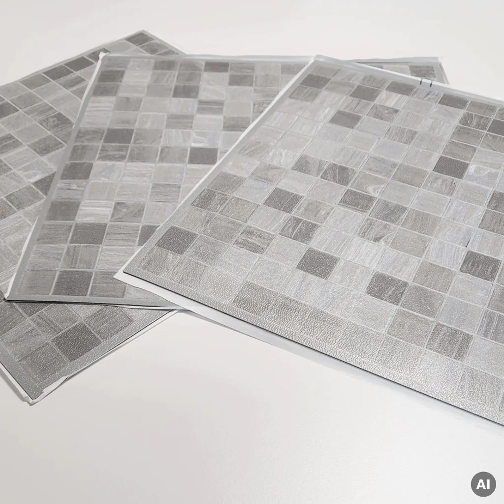 Panele Winylowe Samoprzylepne Mozaika Azulejo 1.3 mm Klasa 22, 0005, Podłoga winylowa, Samoprzylepne Senso Vinyl Tails Prime, Gerflor