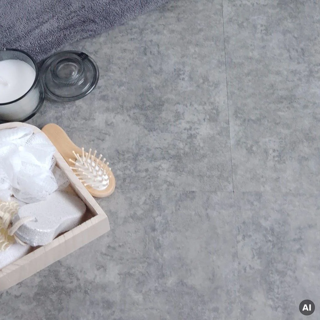 Panele winylowe samoprzylepne Beton Szary Millenium 1.8 mm, BZY603-6, Panele winylowe, LVT Samoprzylepne 2STEPS, Boccho