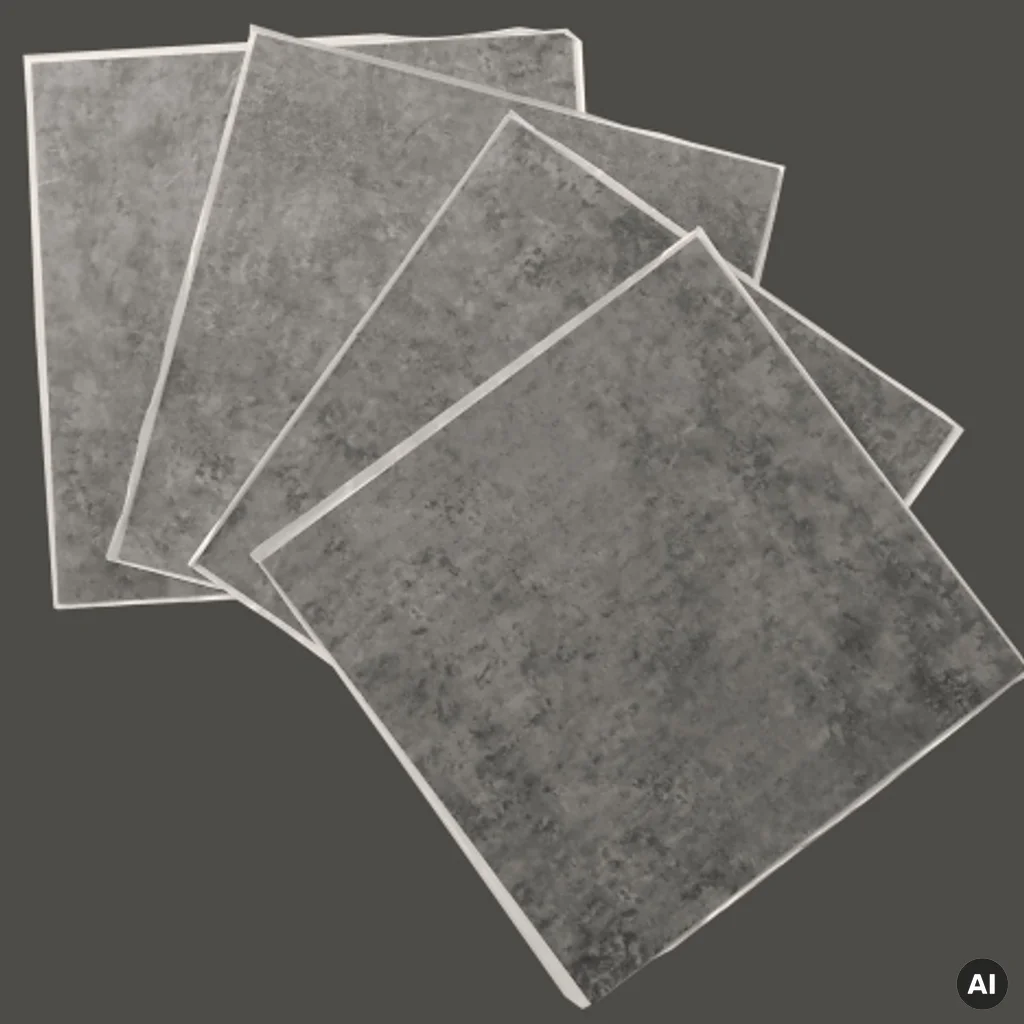 Panele winylowe samoprzylepne Beton Szary Millenium 1.8 mm, BZY603-6, Panele winylowe, LVT Samoprzylepne 2STEPS, Boccho