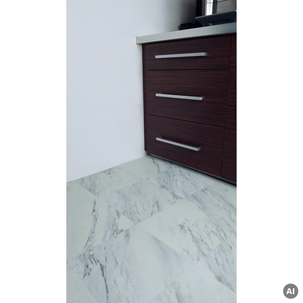Panele Winylowe Samoprzylepne Marmur Biały Kamień 1.8 mm, BZY666-4, Panele winylowe, LVT Samoprzylepne 2STEPS, Boccho