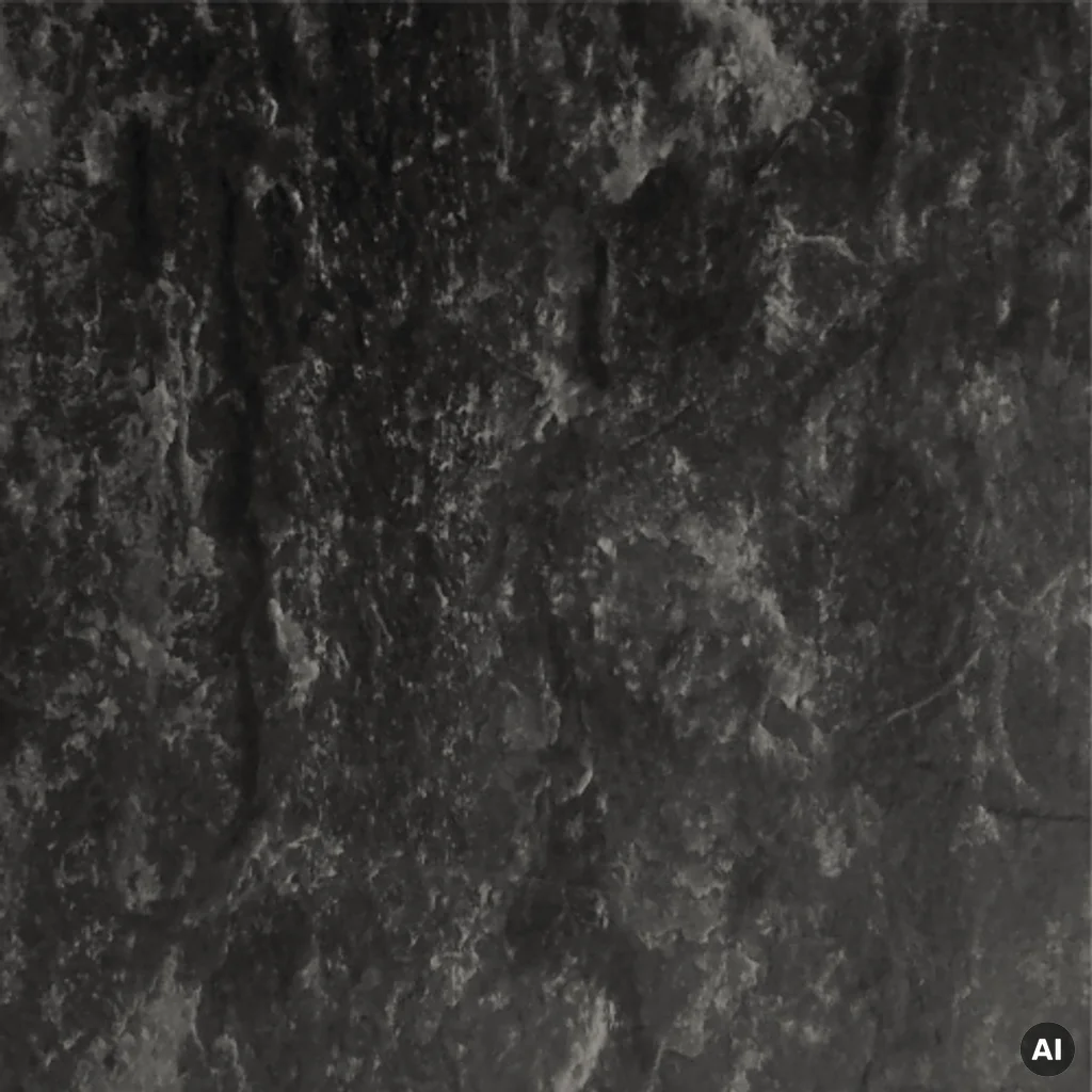 Panele Winylowe Samoprzylepne Kamień Łupek Czarny 1.8 mm, BZY616-6, Panele winylowe, LVT Samoprzylepne 2STEPS, Boccho