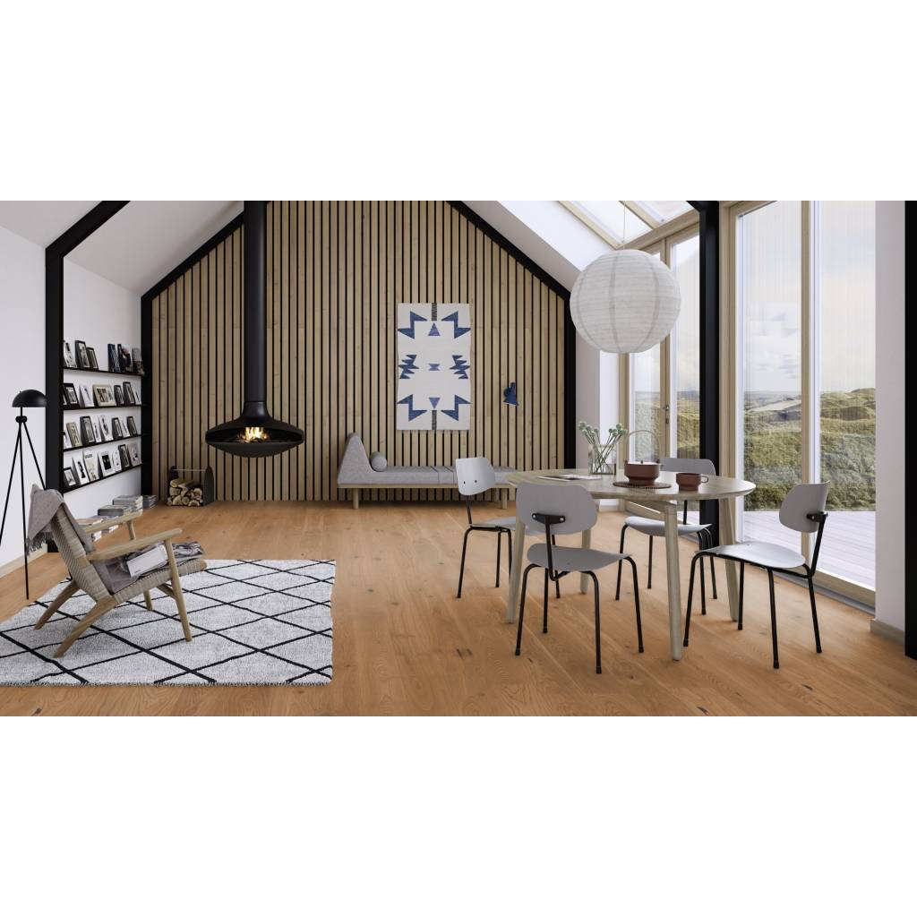Dąb Honey Vivo Live Natural OHGDVKFD 14 mm, Podłoga drewniana, Deska 1-lamelowa, Boen