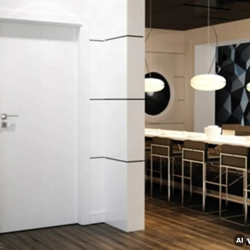 Drzwi Norma Decor 1 Lewe 80 cm Przylgowe , 100051764, Drzwi wewnetrzne, Norma Decor, Invado