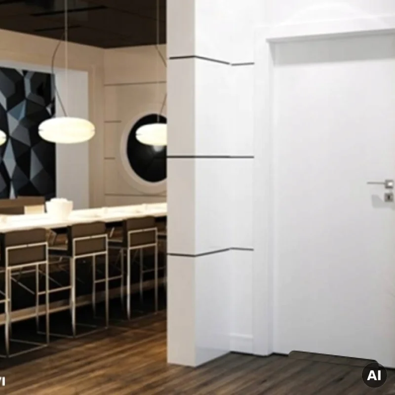 Drzwi Norma Decor 1 Prawe 80 cm Przylgowe z podcięciem went