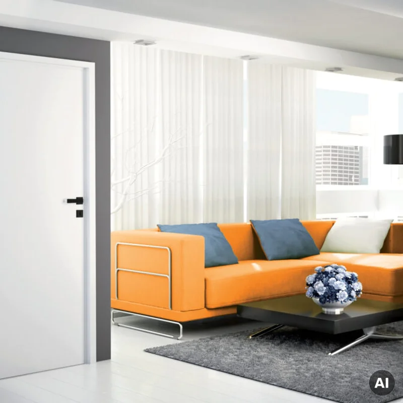 Drzwi Norma Decor 1 Prawe 80 cm Bezprzylgowe, 100057537 - 3