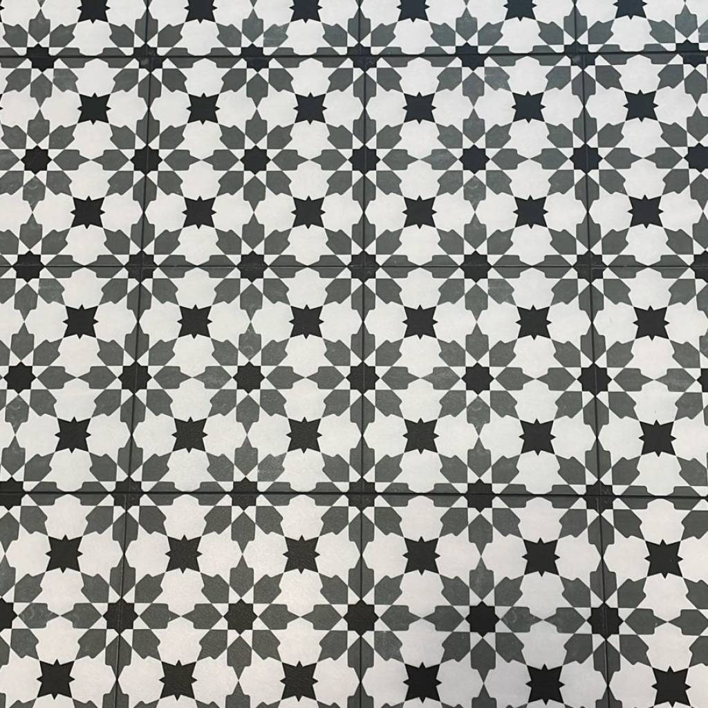 Panele Winylowe LVT Flowstone Jugendstil 44532 Klasa 33 4.5 mm, Podłoga winylowa, Ceramin (SPC), Classen