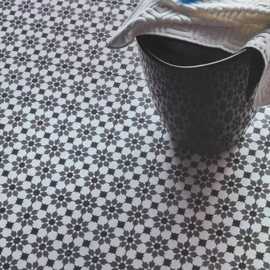 Panele Winylowe LVT Flowstone Jugendstil 44532 Klasa 33 4.5 mm, Podłoga winylowa, Ceramin (SPC), Classen