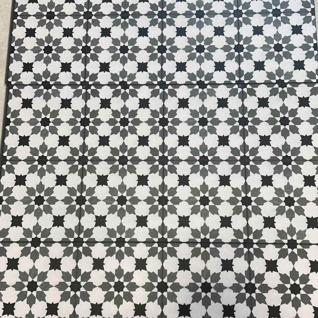 Panele Winylowe LVT Flowstone Jugendstil 44532 Klasa 33 4.5 mm, Podłoga winylowa, Ceramin (SPC), Classen