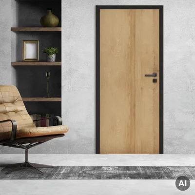 Komplet Drzwi + Ościeżnica regulowana Invado Loft lewe 80 cm bezprzylgowe , 100063795