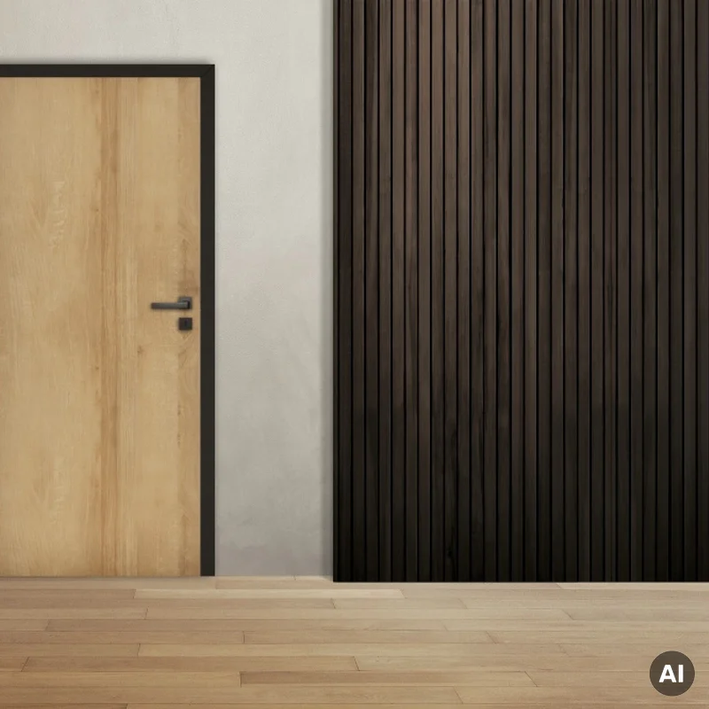 Komplet Drzwi + Ościeżnica regulowana Invado Loft lewe 80 