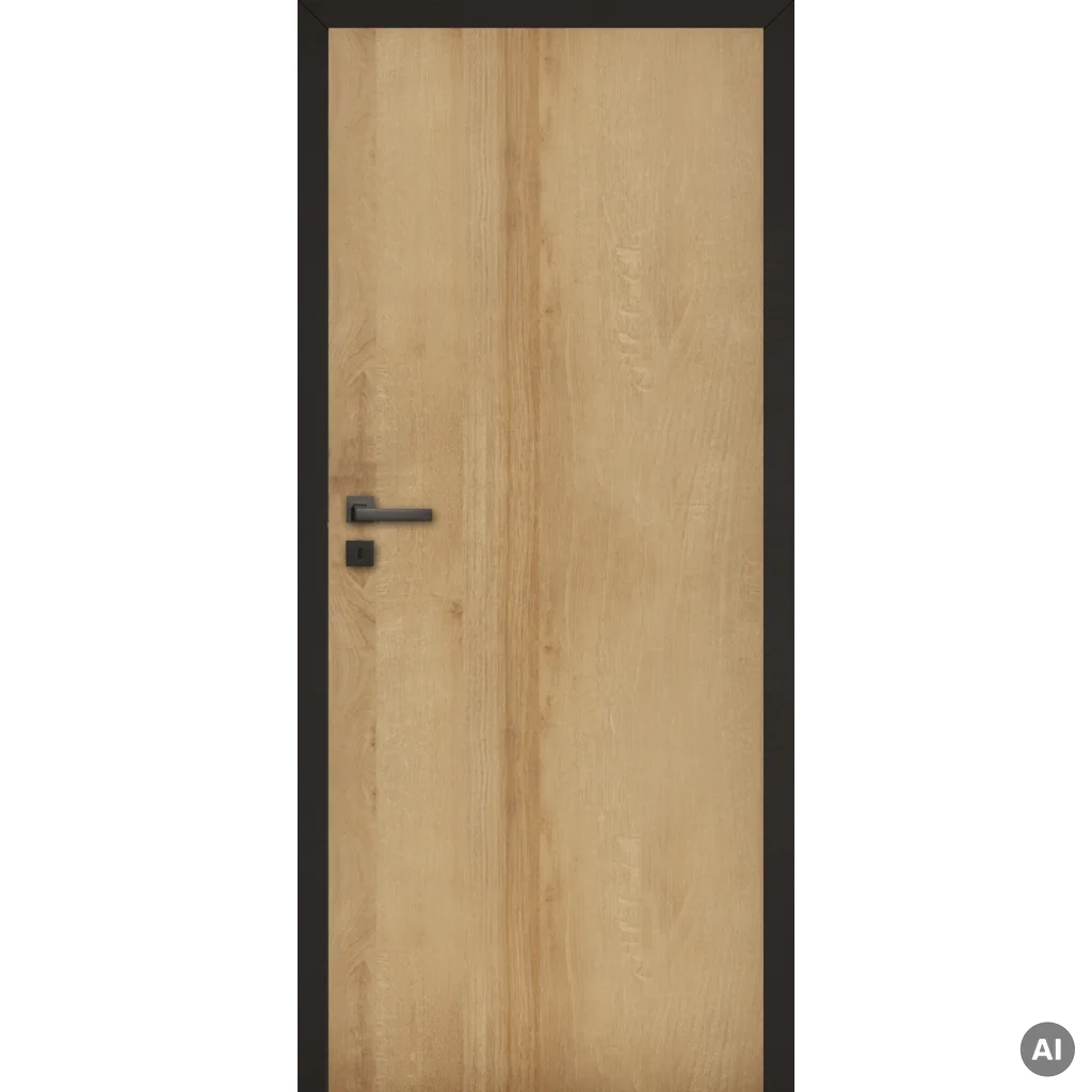 Komplet Drzwi + Ościeżnica regulowana Invado Loft prawe 80 cm bezprzylgowe , 100063796, Drzwi wewnętrzne, Invado Loft, Invado