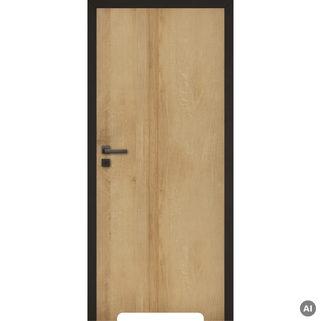 Komplet Drzwi + Ościeżnica regulowana Invado Loft prawe 80cm bezprzylgowe z podcięciem wentylacyjnym, 100063851, Drzwi wewnętrzne, Invado Loft, Invado