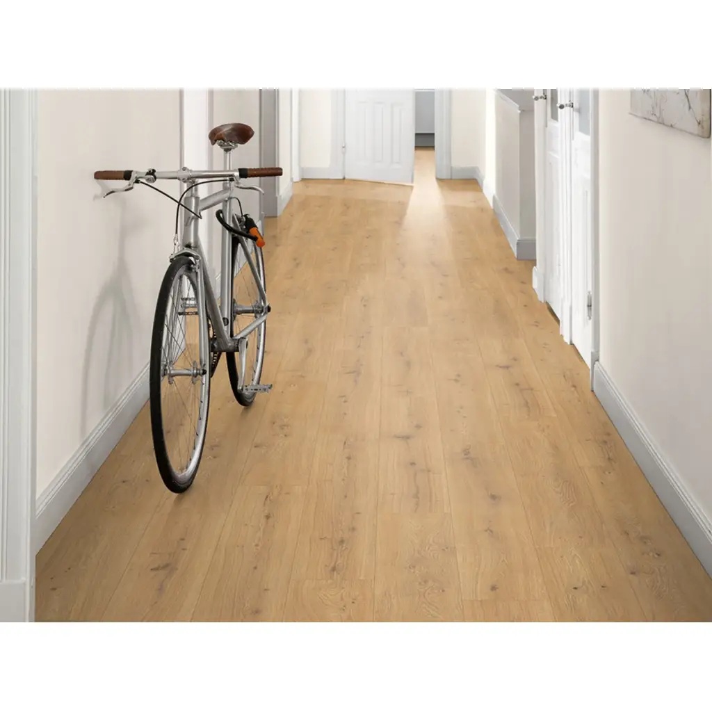 Dąb Predaia miodowy EL1005 AC4 8 mm, 1667174, Panele podłogowe, Aqua+ Clic it Classic, Egger