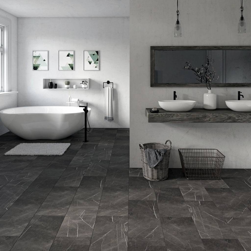 Panele winylowe Vada Sophisto Grey Kamień ciemny 51029 Klasa 34 3.2 mm, Podłoga winylowa, Ceramin, Classen