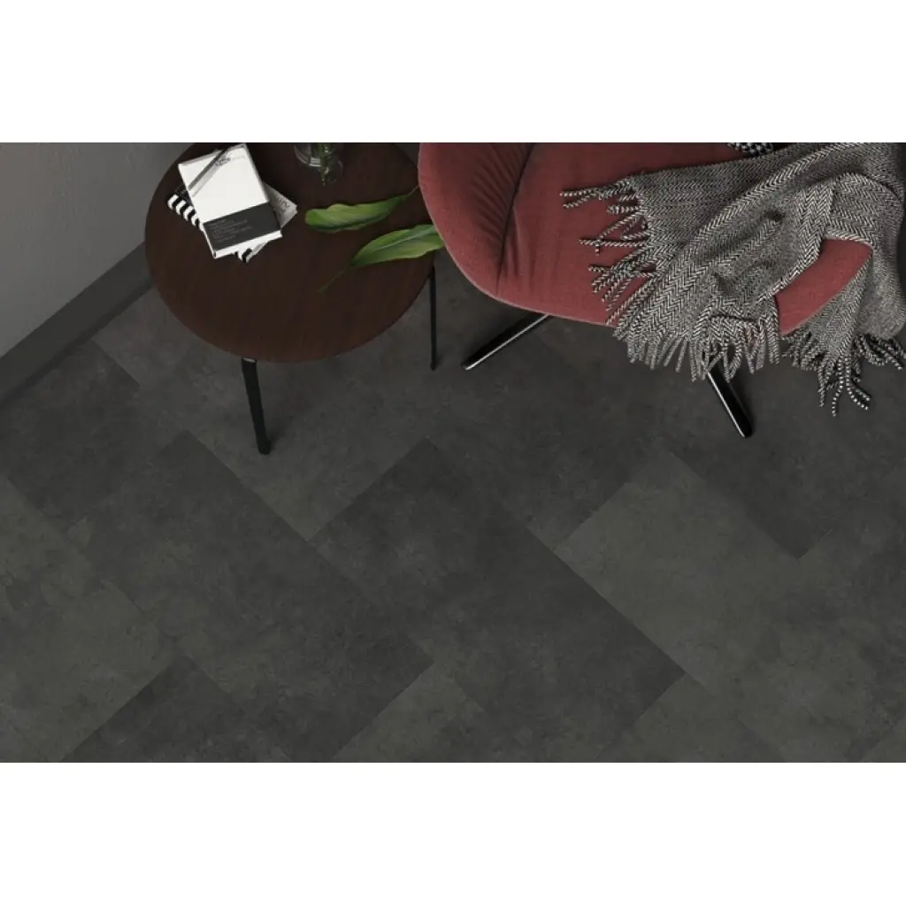 Panele winylowe LVT Avesuvius Anthracit Beton ciemny 51003 Klasa 34 3.2 mm, Podłoga winylowa, Ceramin, Classen