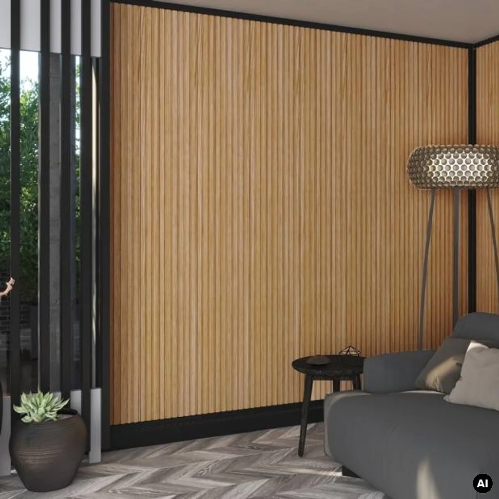 Listwa startowa Dąb naturalny Teak Lewa M, 120032214, Listwa startowa, Lamele MDF AGT Akcesoria, AGT