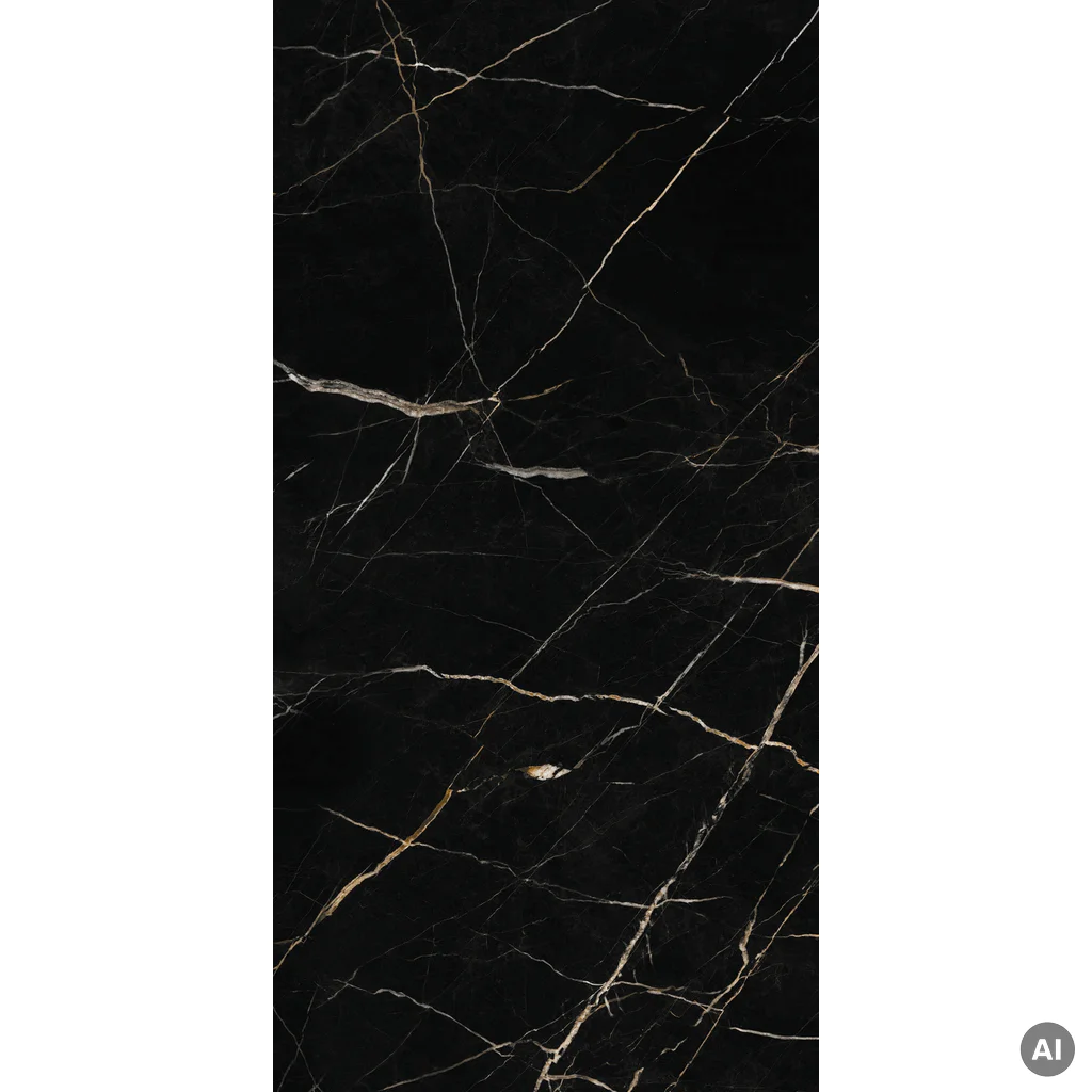 Panele ścienne Calacatta Black 30x60 Marmur Czarny Kamień Połysk 6053390, EC53390, Panele ścienne, Vilo SPC, Vilo