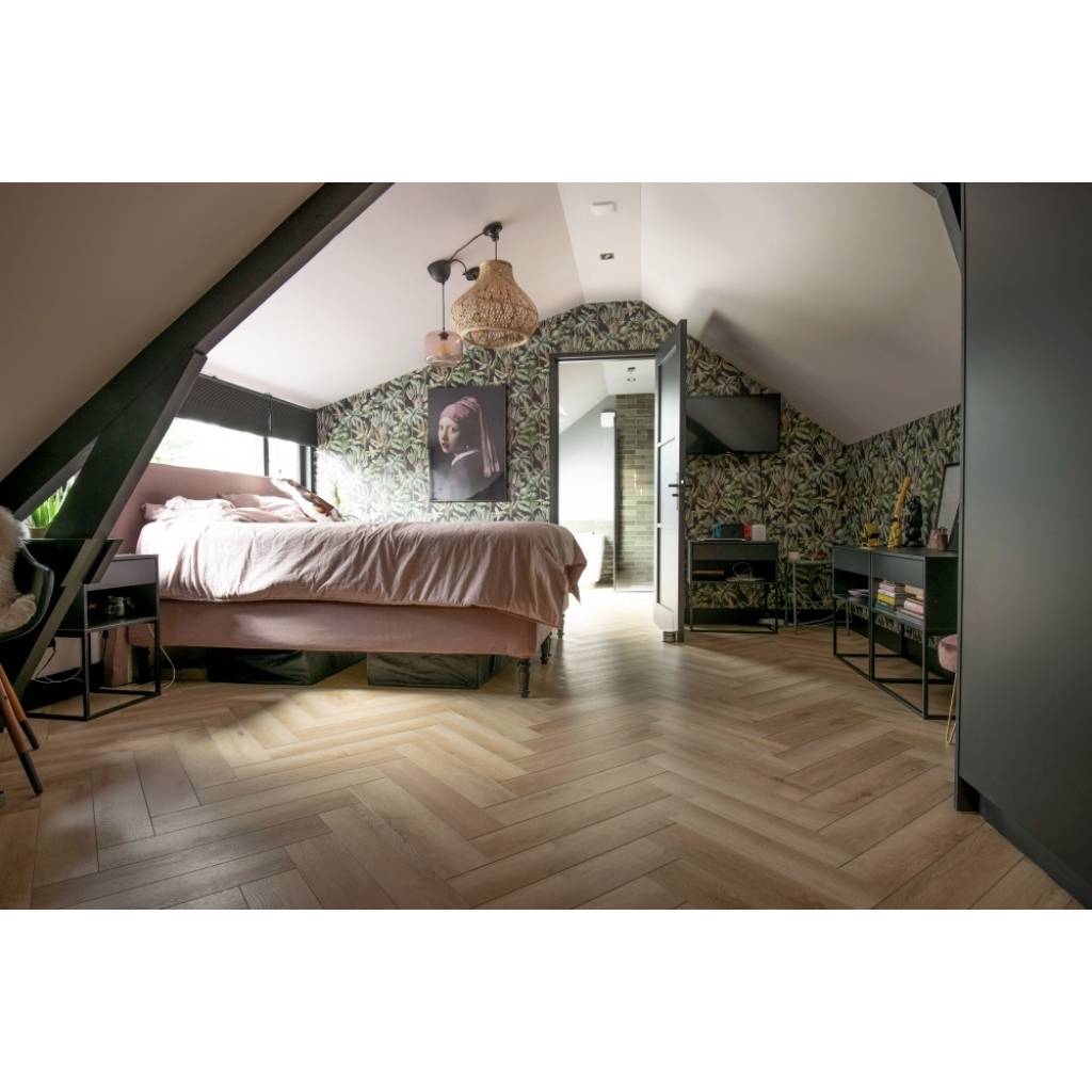 Panele winylowe Jodełka LVT Firenze dryback HB Mistrall Klasa 33 2.5 mm, FIR HB-2631-DB, Podłoga winylowa, Dryback Firenze Herringbone, Lamett ParquetVinyl