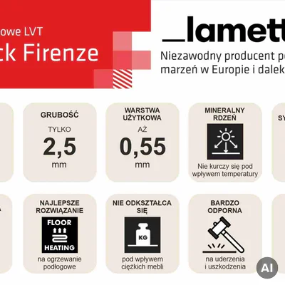 Panele winylowe Jodełka LVT Firenze dryback HB Beach 2.5 mm Klasa 33, FIR HB-2625-DB