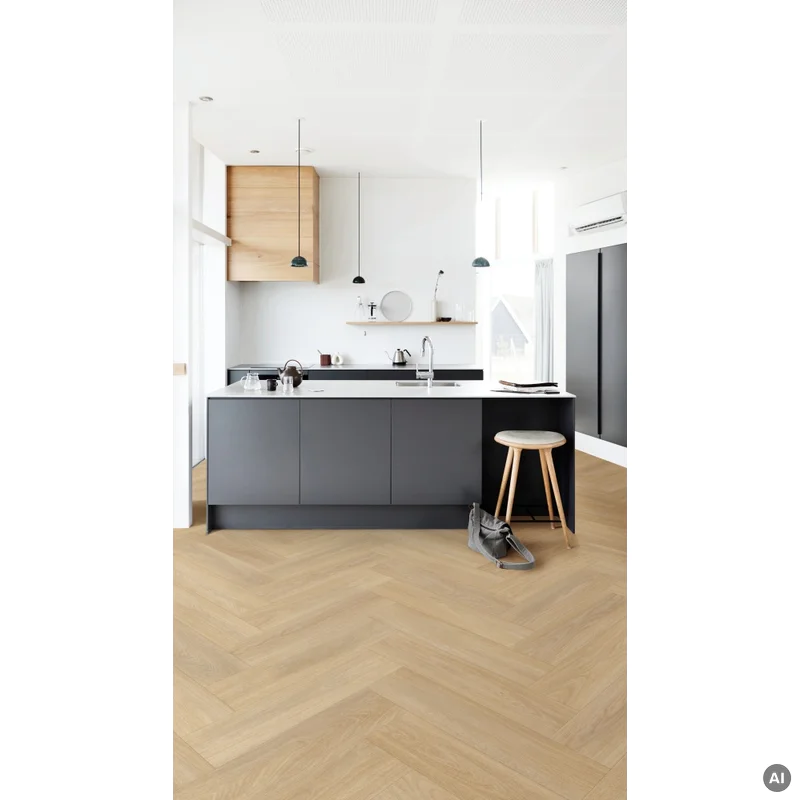 Panele winylowe z podkładem SPC LVT Dąb Tucker Beige Klasa