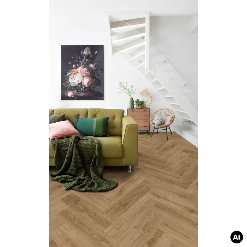 Panele winylowe z podkładem SPC LVT Dąb Kentucky Honey B 8