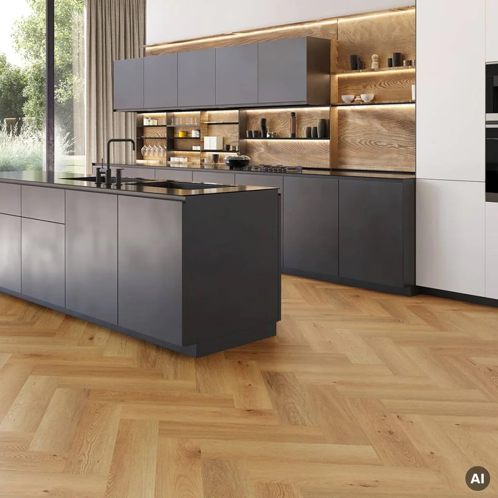 Panele winylowe SPC Jodełka Splendour 5 mm Klasa 34, YH3M01, Panele winylowe, SPC Herringbone, Salag