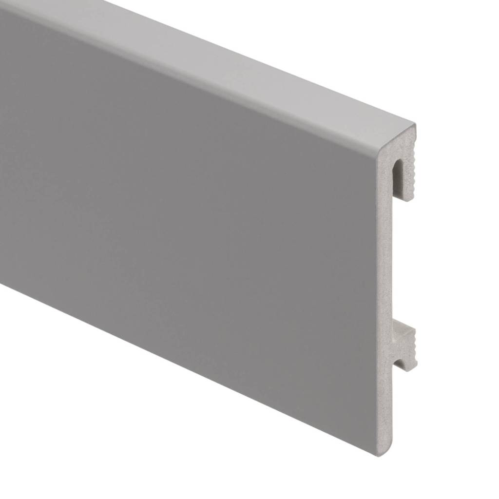 Listwa przypodłogowa PS Bravo 80 mm  1,2 m Szara 303, BR82U2, Listwy przypodłogowe, Bravo, Salag