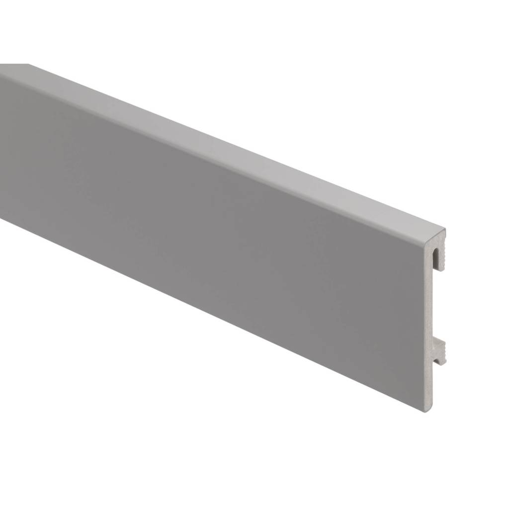 Listwa przypodłogowa PS Bravo 80 mm  1,2 m Szara 303, BR82U2, Listwy przypodłogowe, Bravo, Salag