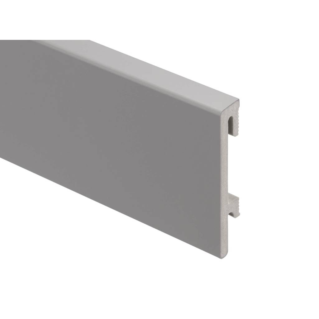 Listwa przypodłogowa PS Bravo 80 mm  1,2 m Szara 303, BR82U2, Listwy przypodłogowe, Bravo, Salag