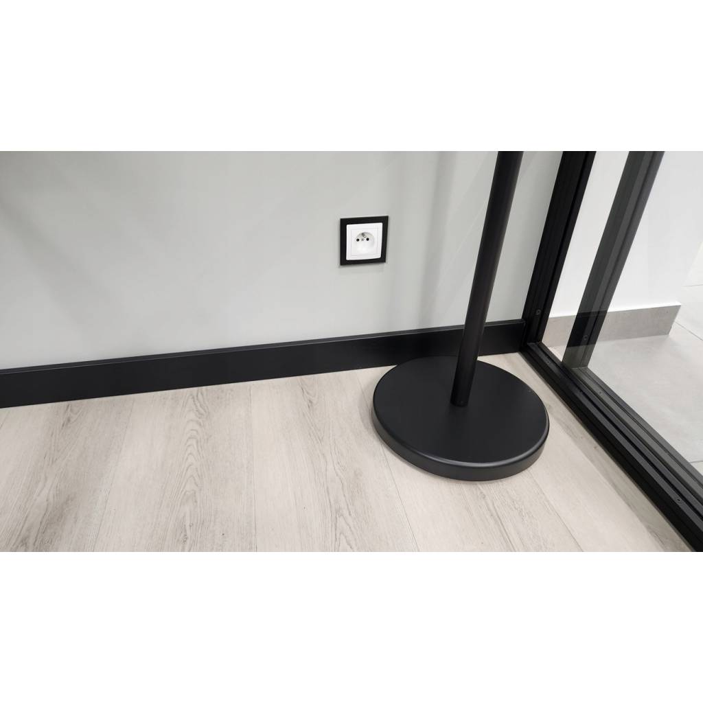 Listwa PS Bravo 80 mm 1,2 m Czarna 307, BR82U3