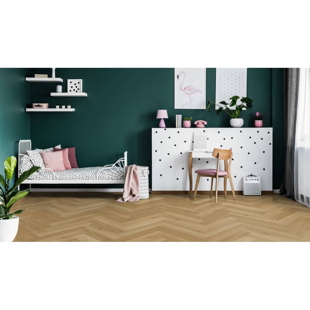 Panele winylowe Jodełka LVT Firenze dryback HB Cooper Klasa 33 2.5 mm, FIR HB-848-DB, Podłoga winylowa, Dryback Firenze Herringbone, Lamett ParquetVinyl