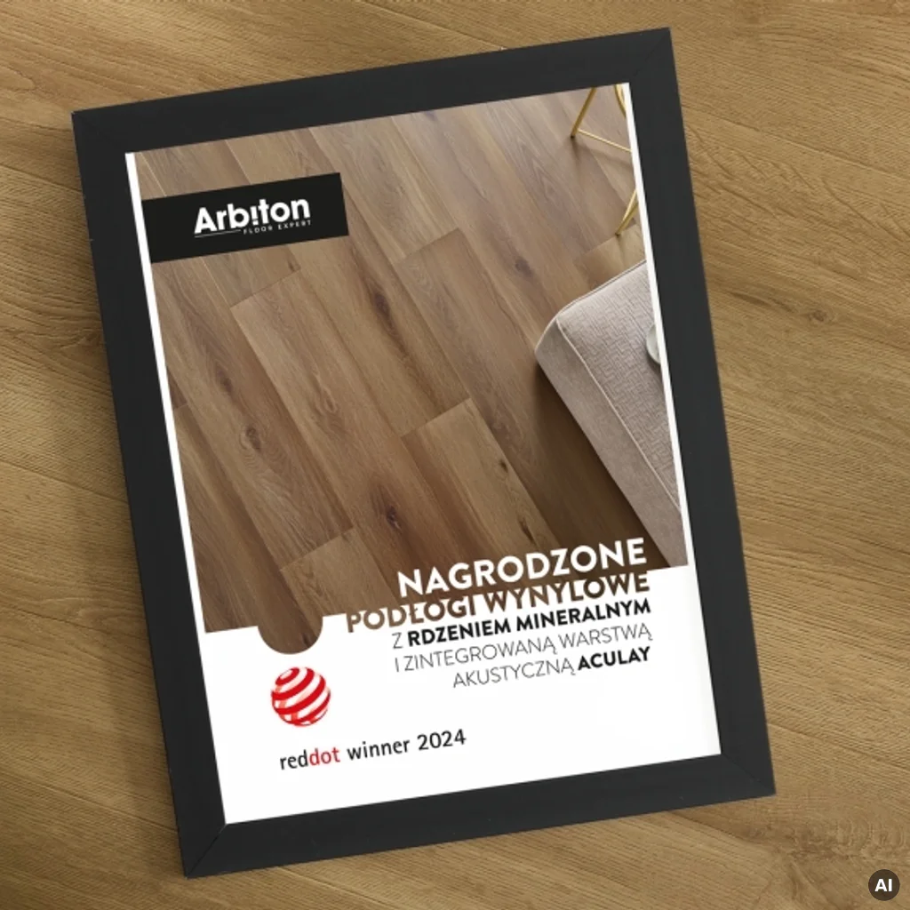 Panele winylowe ze zintegrowanym podkładem SPC LVT Dąb Medicci CWA 177 Klasa 33 5.3 mm TAK, 5905167858172, Panele winylowe, Woodric Acoustic, Arbiton