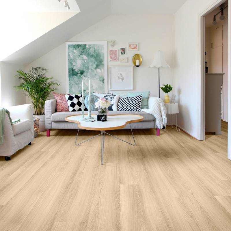 Panele winylowe z podkładem SPC LVT Dąb Riviera 03254LA Klasa 32 5 mm, 400086215