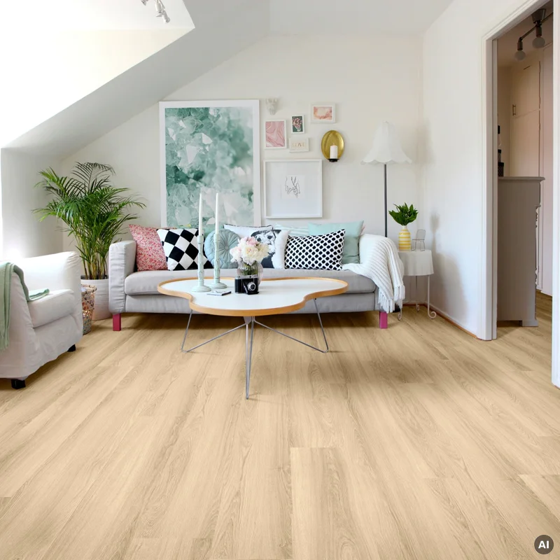 Panele winylowe z podkładem SPC LVT Dąb Riviera Klasa 32 5